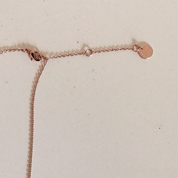 Pura Vida Rose Gold Necklace with Wave Charm - Picture 5 of 5